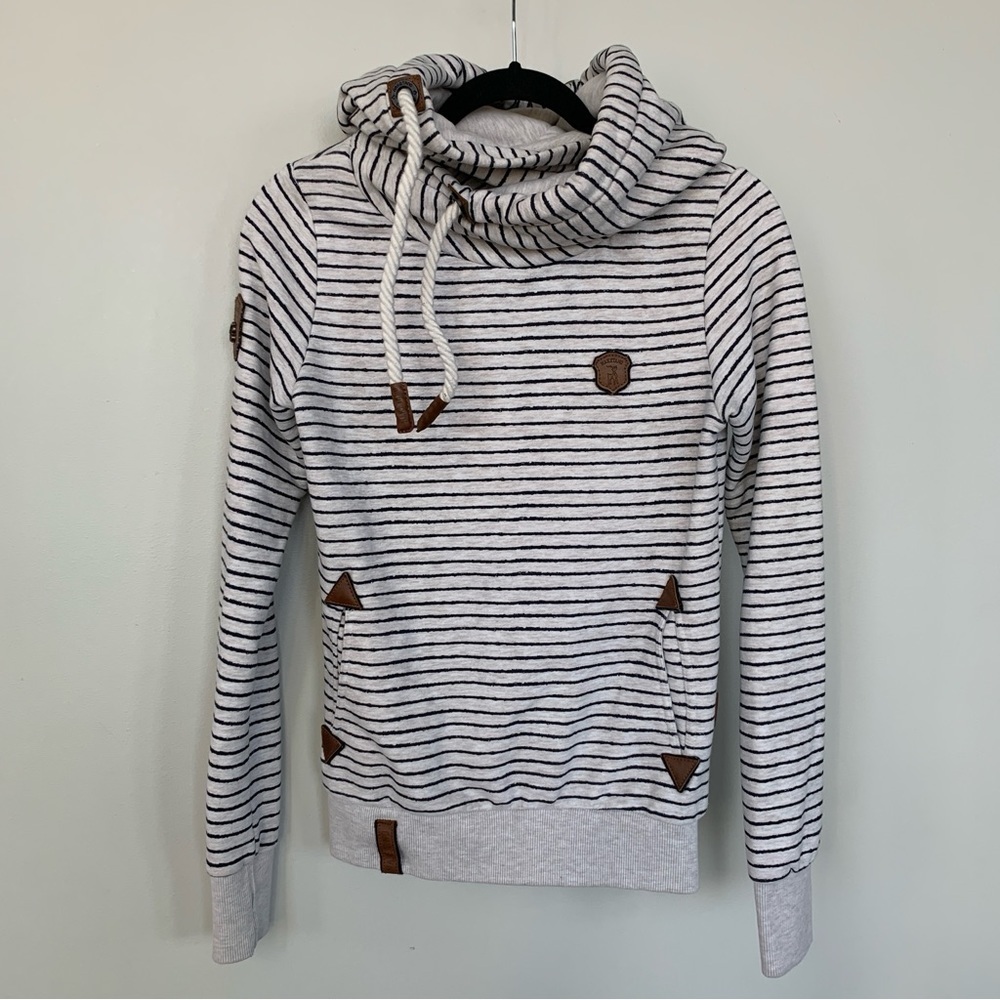 Naketano Striped Hoodie‎ Size S
